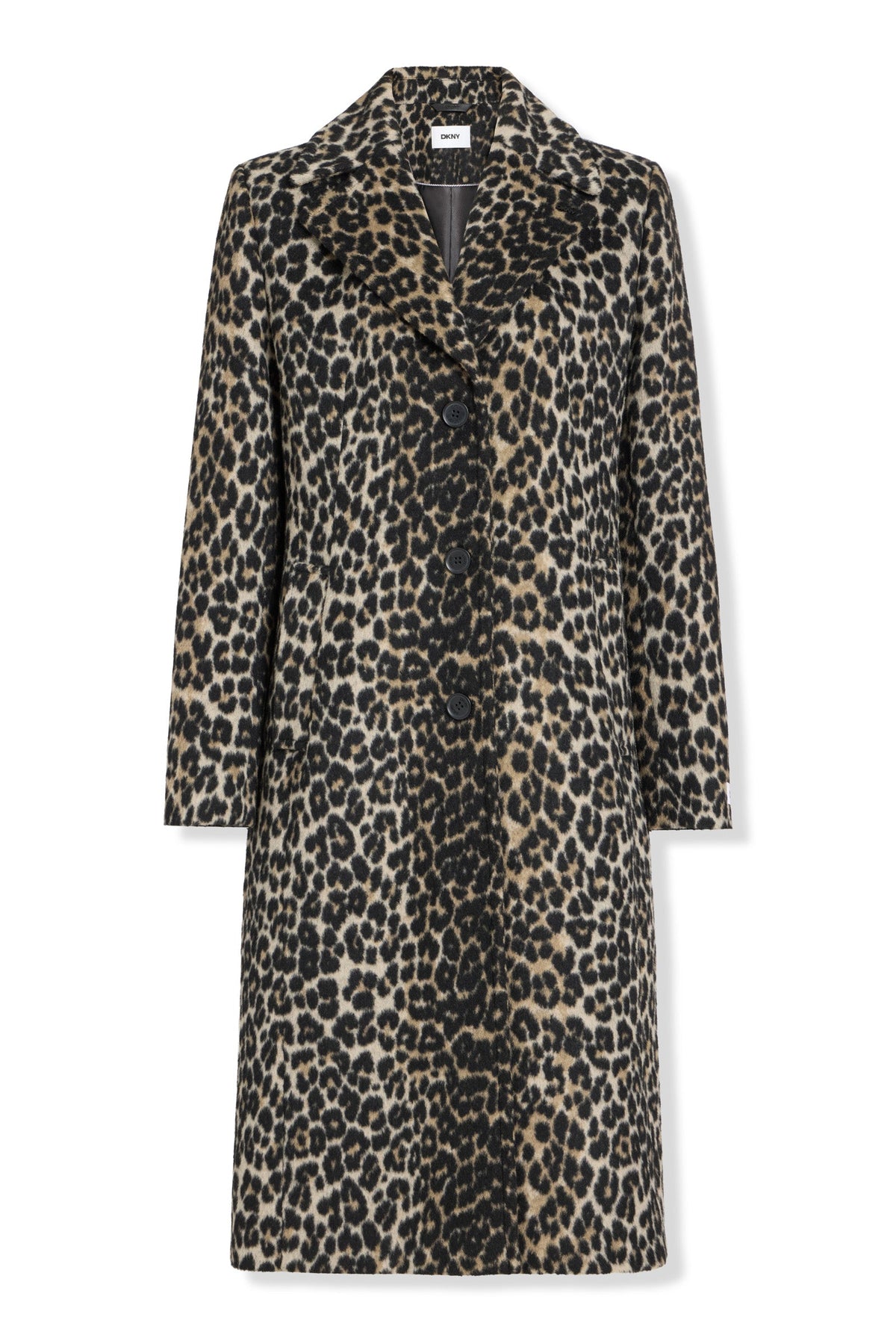 SINGLE BREASTED COAT - Leopard | DKNY