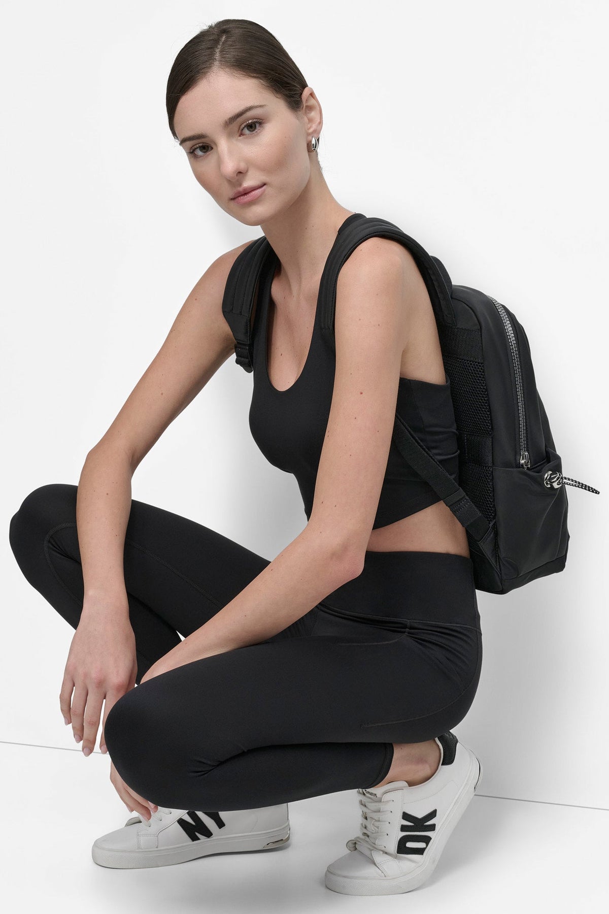MID-RISE 7/8-LENGTH LEGGING - Black | DKNY