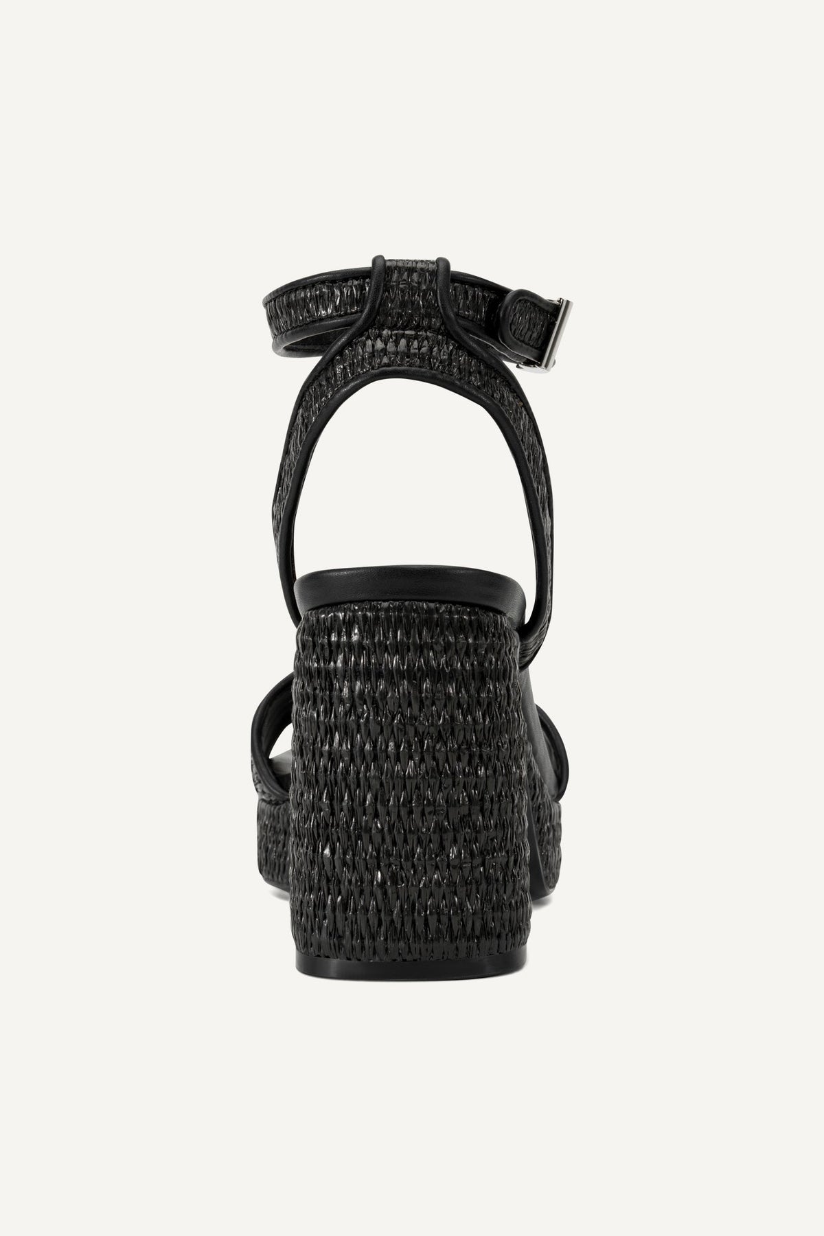 SCOTIA ANKLE STRAP SANDAL - Black | DKNY