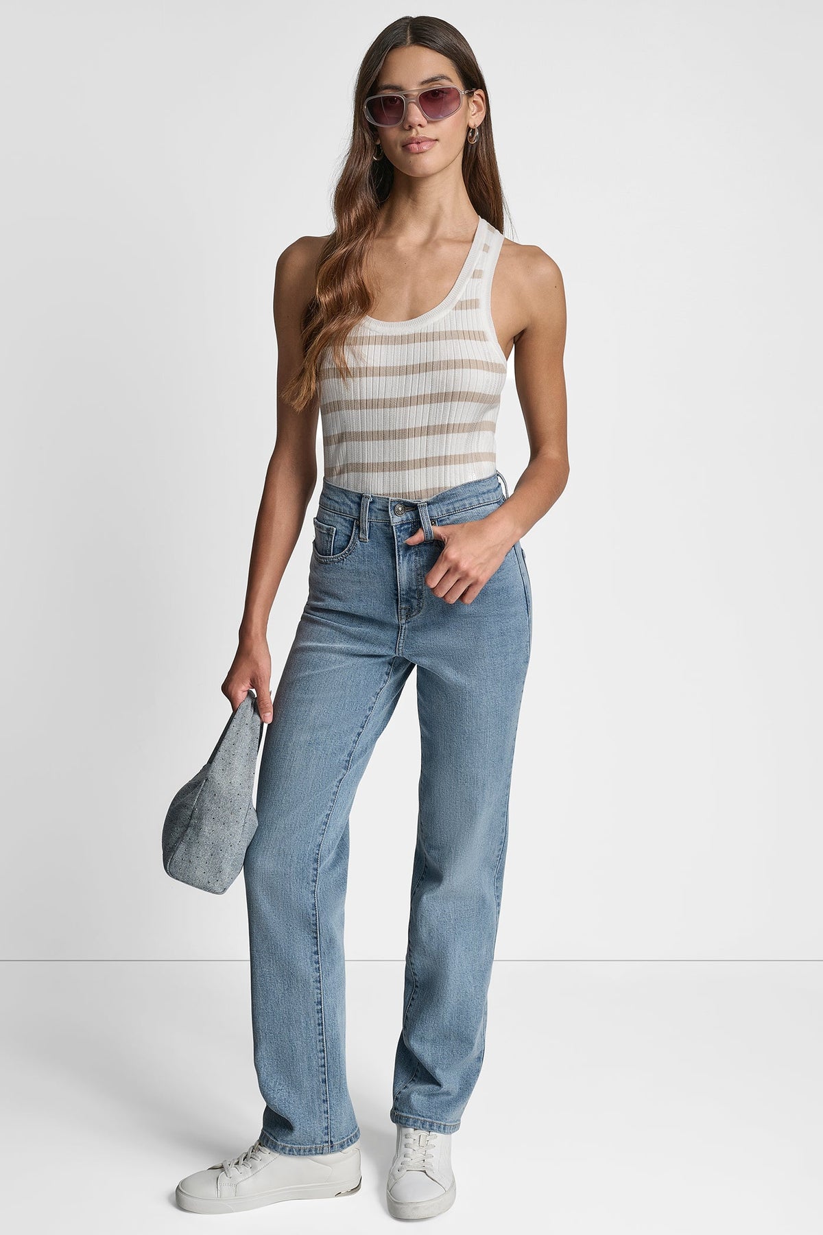 HIGH-RISE CLASSIC STRAIGHT - BRYANT WASH | DKNY