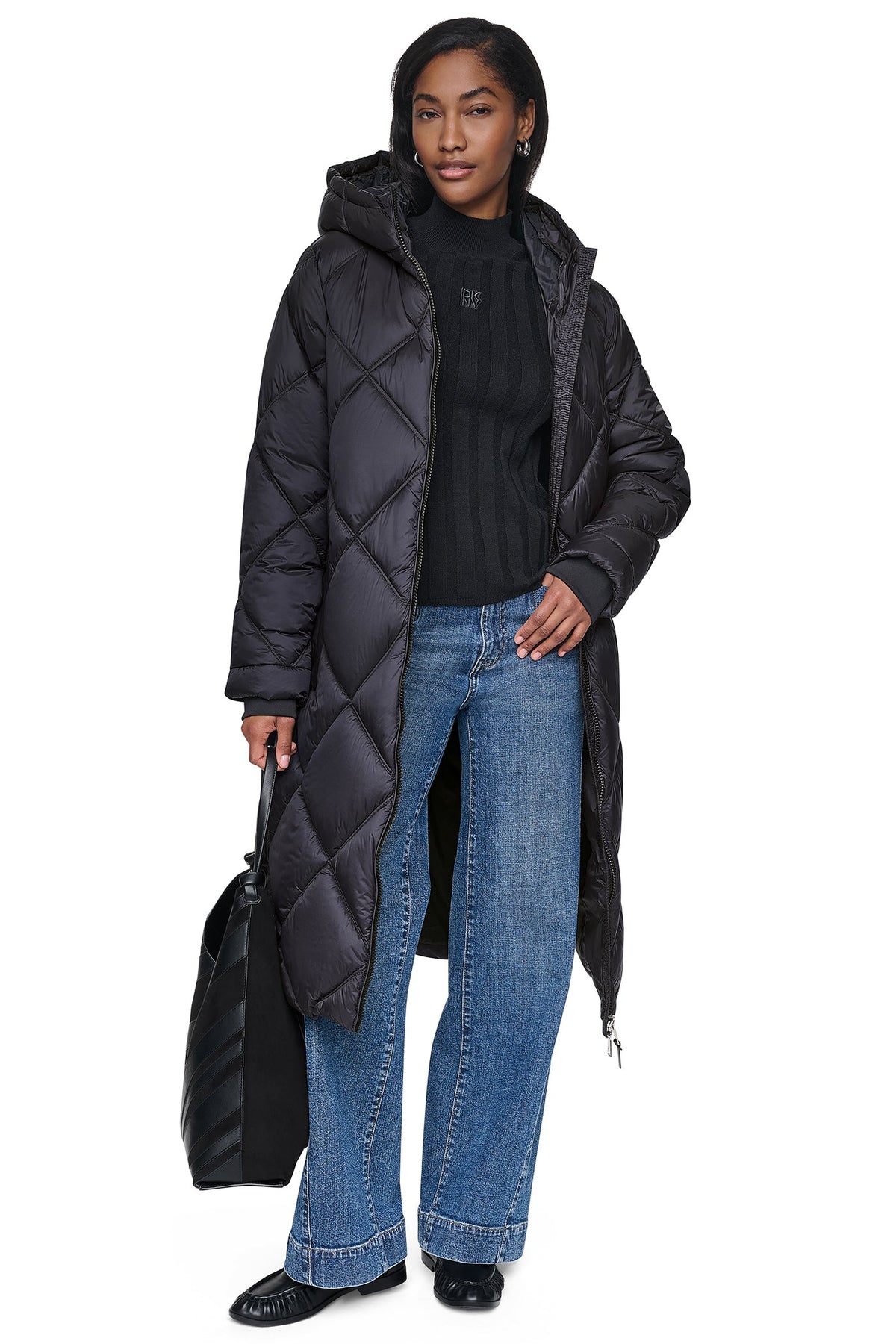 QUILTED PUFFER - Black | DKNY