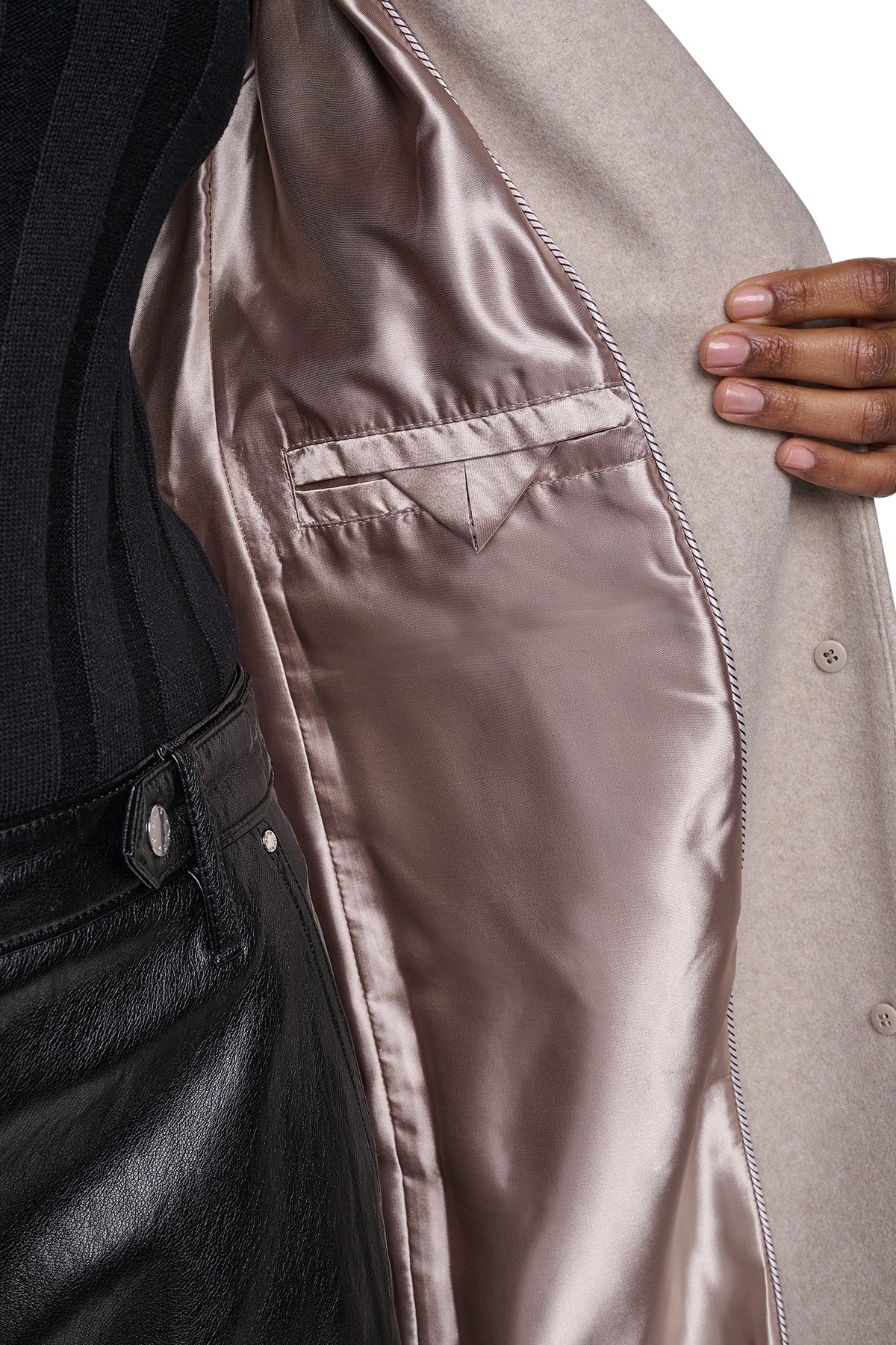 LONGLINE COAT - Birch | DKNY
