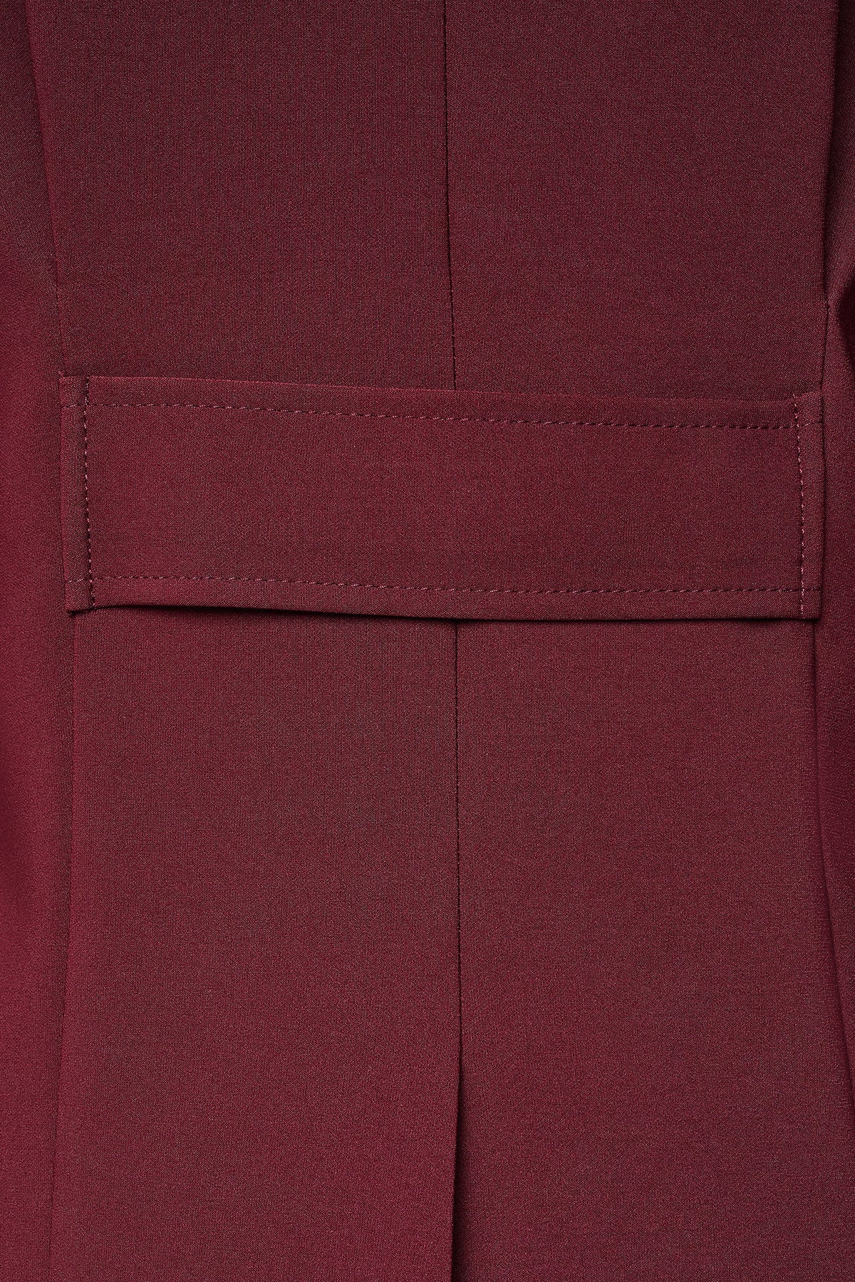 ONE BUTTON JACKET - Cabernet | DKNY