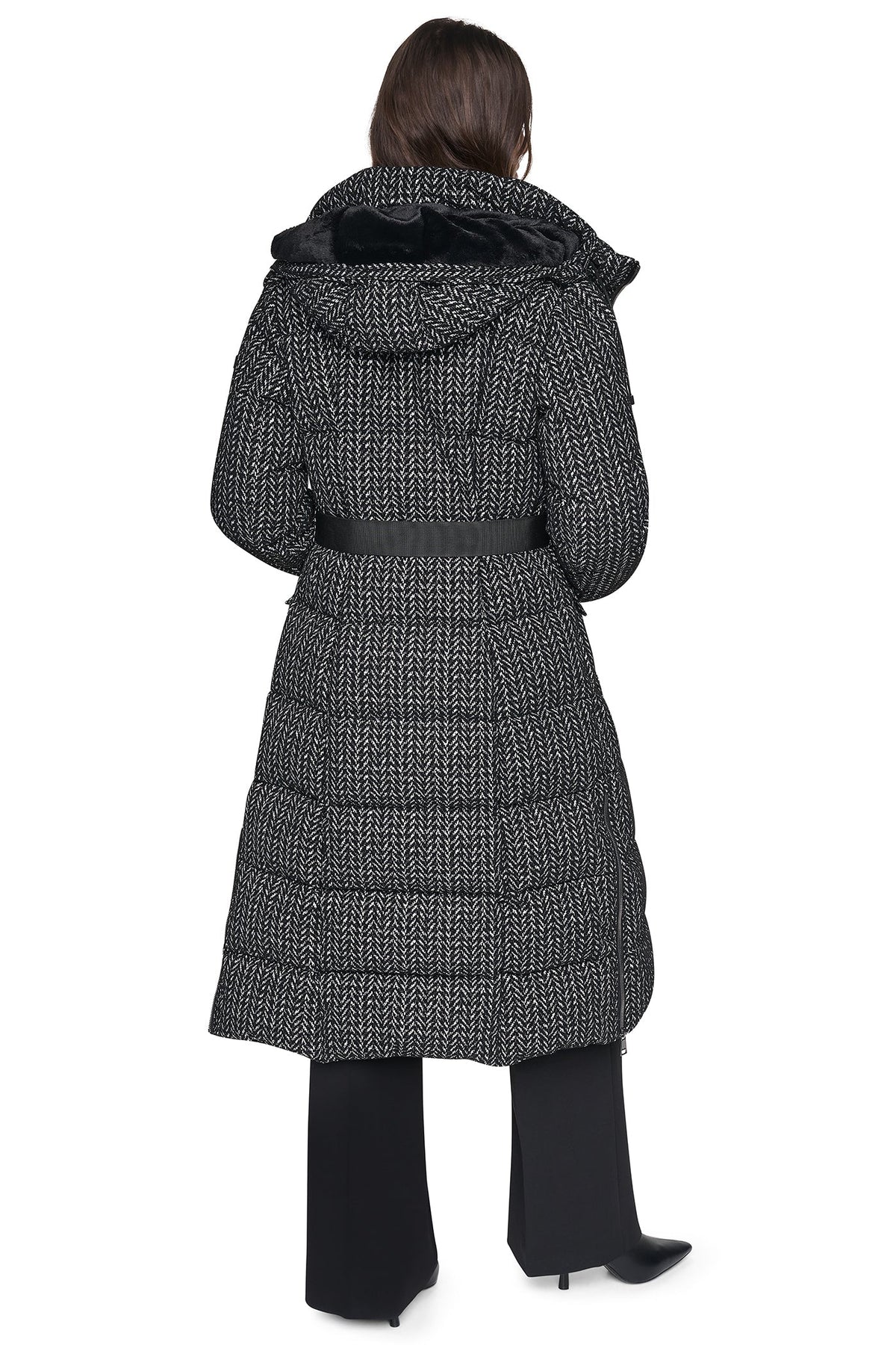 MAXI PUFFER WITH BELT - Vapor | DKNY