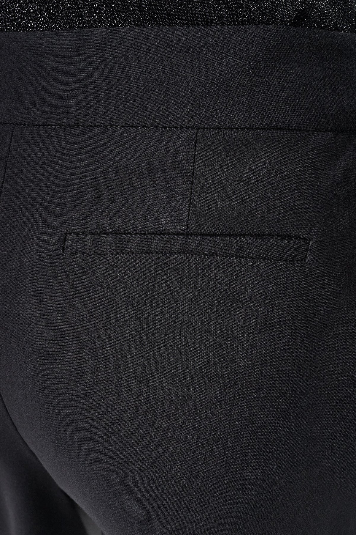 BELTED WIDE LEG TROUSER - Black | DKNY