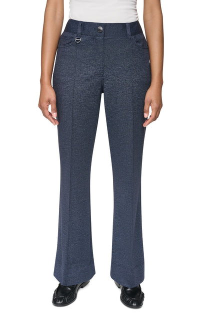 WIDE-LEG FAUX DENIM PANT - Denim | DKNY