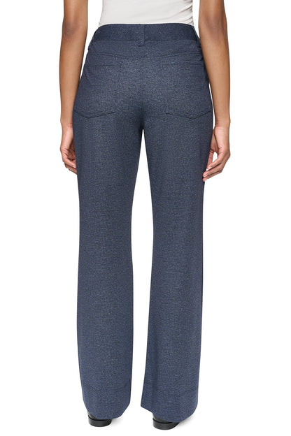 WIDE-LEG FAUX DENIM PANT - Denim | DKNY