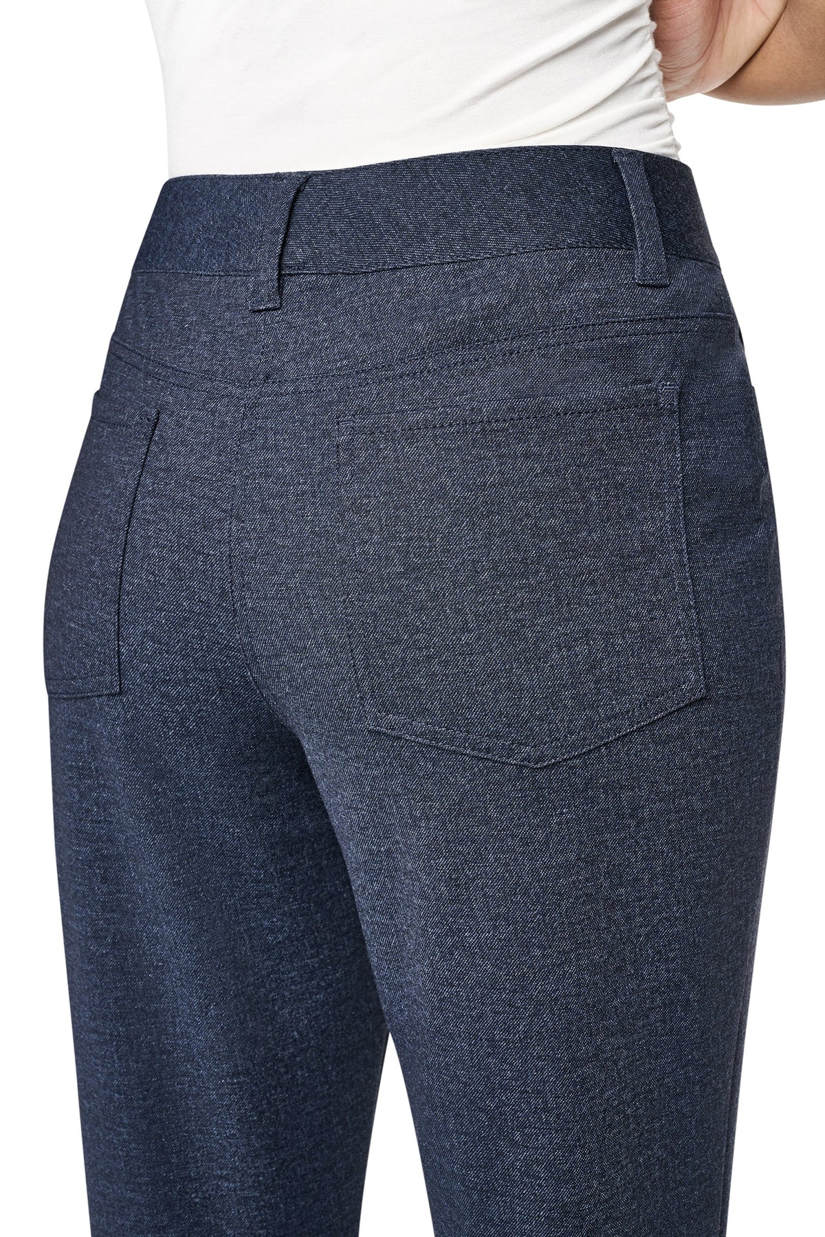 WIDE-LEG FAUX DENIM PANT - Denim | DKNY