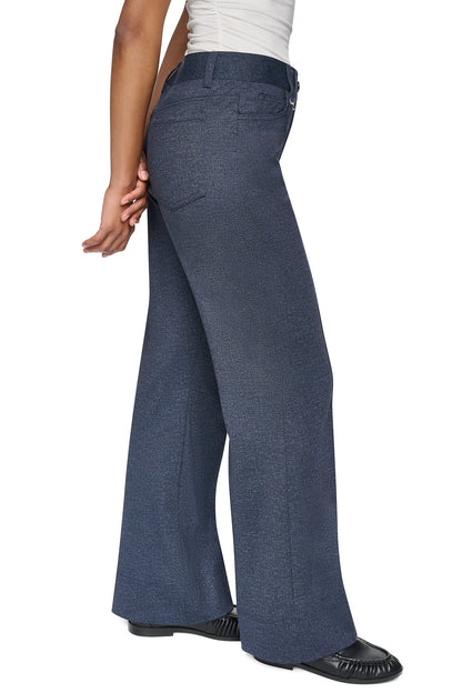 WIDE-LEG FAUX DENIM PANT - Denim | DKNY