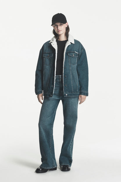 HIGH-RISE WIDE LEG JEAN - Cobble Hill | DKNY