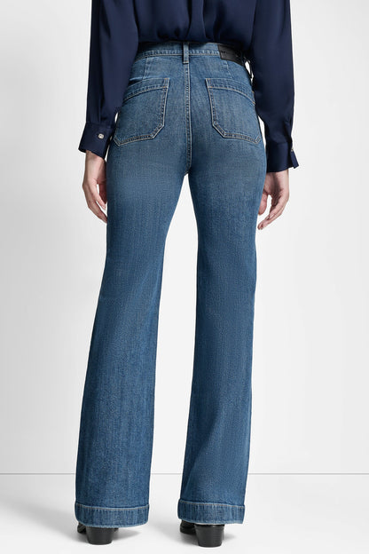 HIGH-RISE FLARE JEAN - HYLAN | DKNY