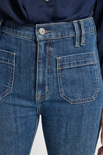 HIGH-RISE FLARE JEAN - HYLAN | DKNY
