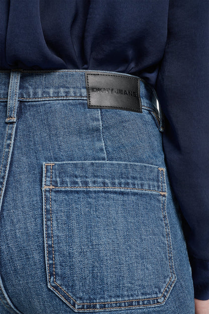 HIGH-RISE FLARE JEAN - HYLAN | DKNY