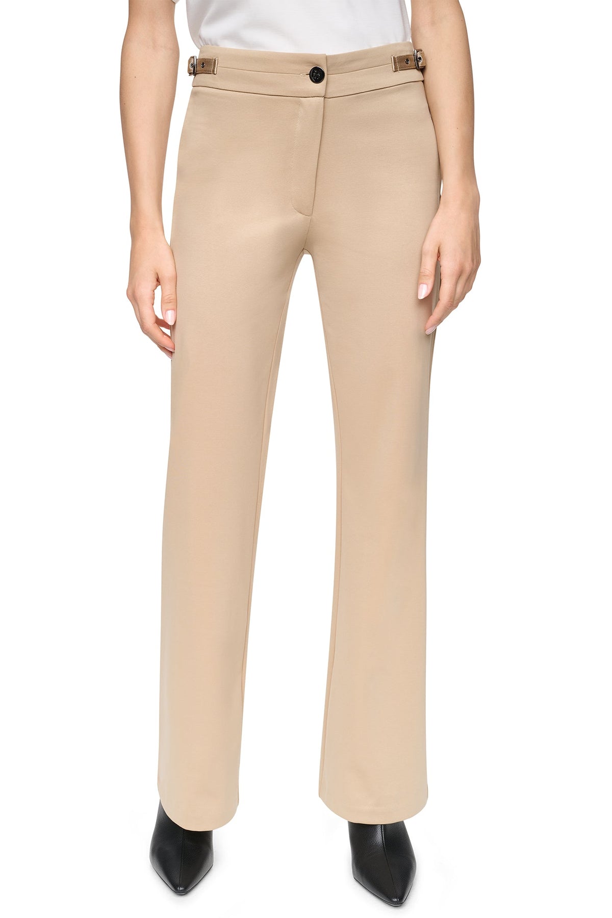 MID-RISE SOHO FLARE PANT - Black | DKNY