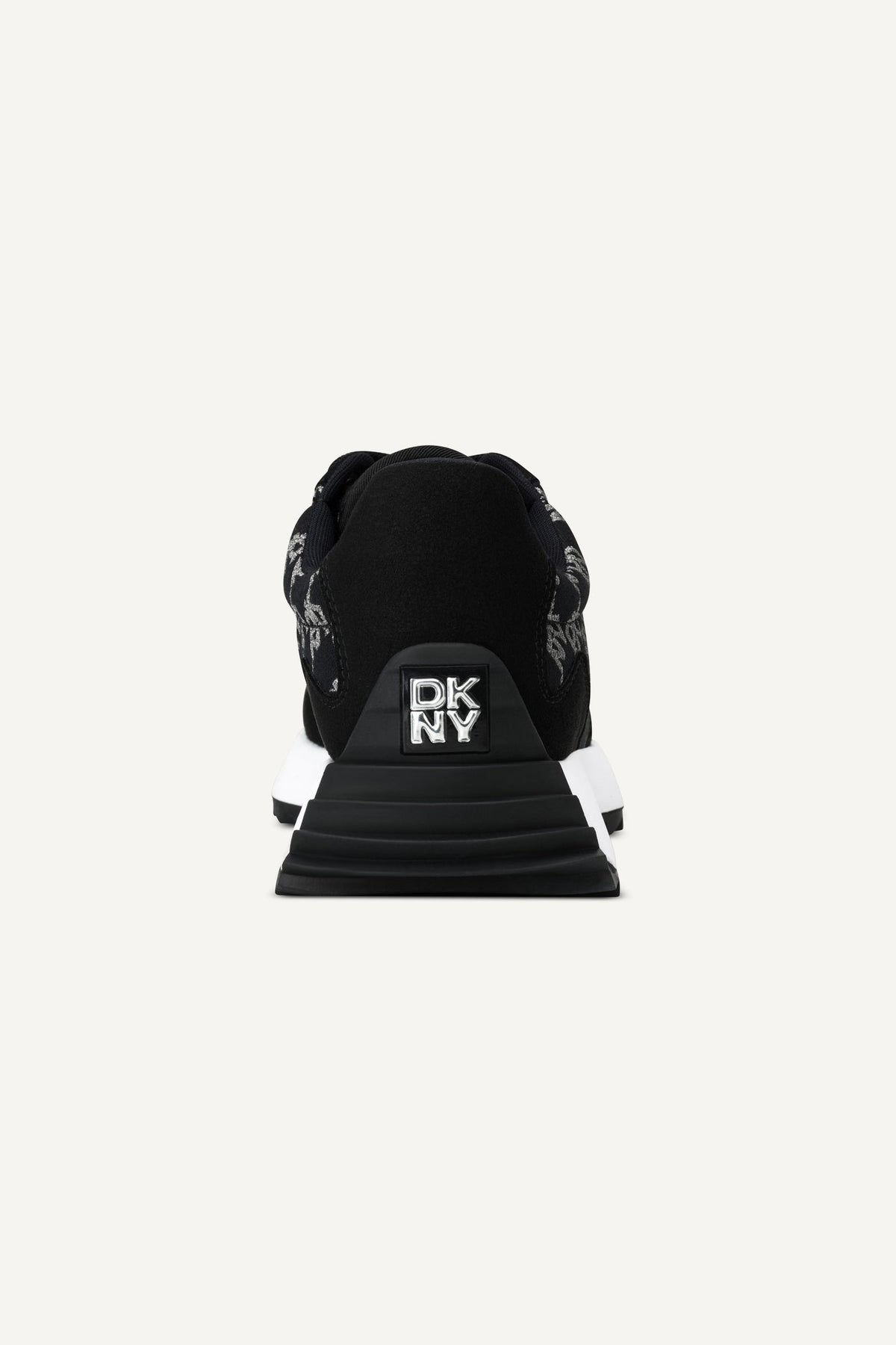 NAPLES LACE-UP TRAINER SNEAKER - Black/nickel | DKNY