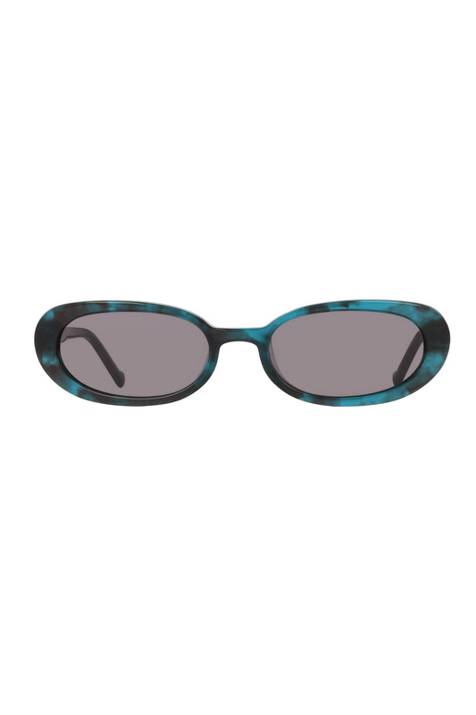 OVAL SUNGLASSES - Turquoise | DKNY