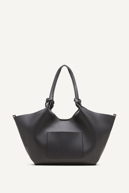 PAULA MEDIUM COMMUTER TOTE - BLACK/GOLD | DKNY