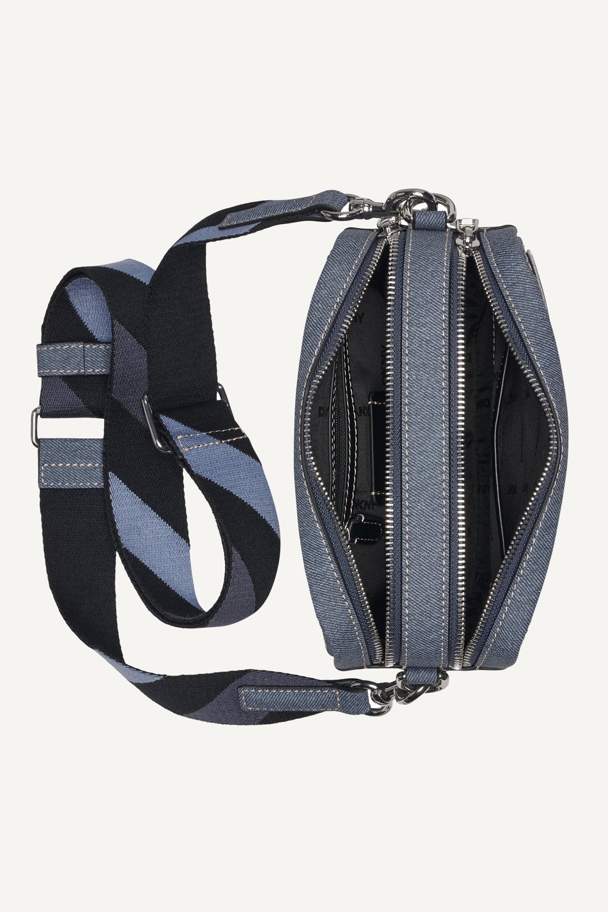 NESSA DENIM CROSSBODY BAG - Denim | DKNY