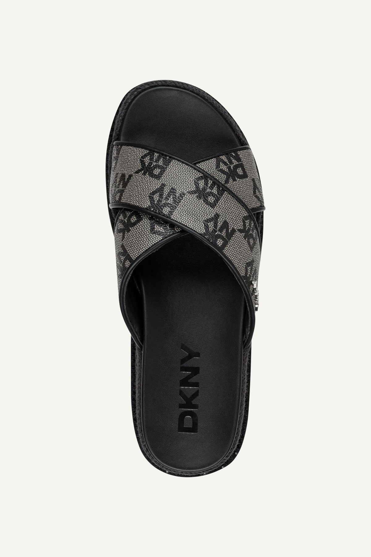 BERRIS X BAND WEDGE ESPADRILLE - Black | DKNY