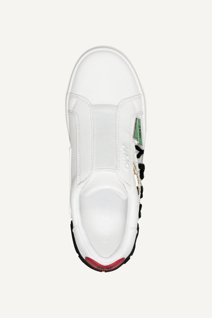 MINDI CITY SIGNS SLIP ON SNEAKER - Black | DKNY