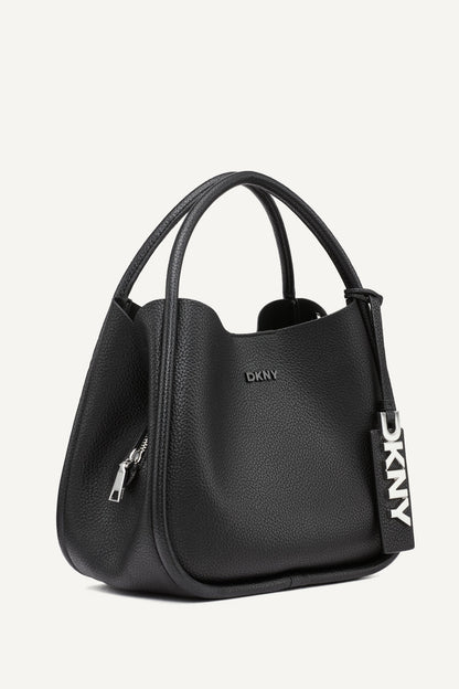 CAPRI MEDIUM HOBO BAG - Marshmallow | DKNY