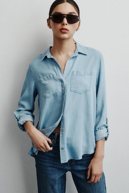 THE LIVE-IN SHIRT - CHAMBRAY | DKNY