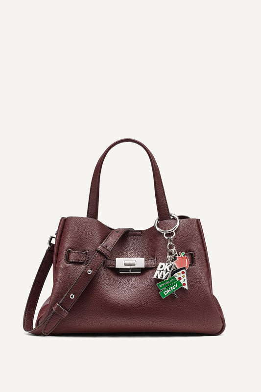 BRYAR SMALL SATCHEL - Frost Blue | DKNY