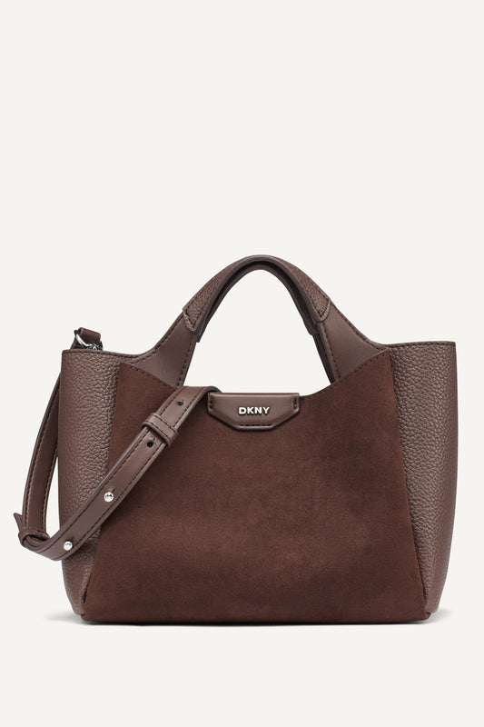 WILLA MINI SATCHEL - CHOCOLATE | DKNY