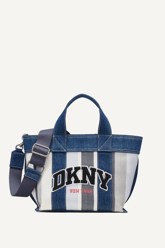 BRADY DENIM SMALL LOGO CROSSBODY BAG - Midnight Multi | DKNY