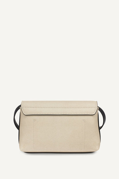 NICOLE LOGO CROSSBODY BAG - Natural/Black | DKNY