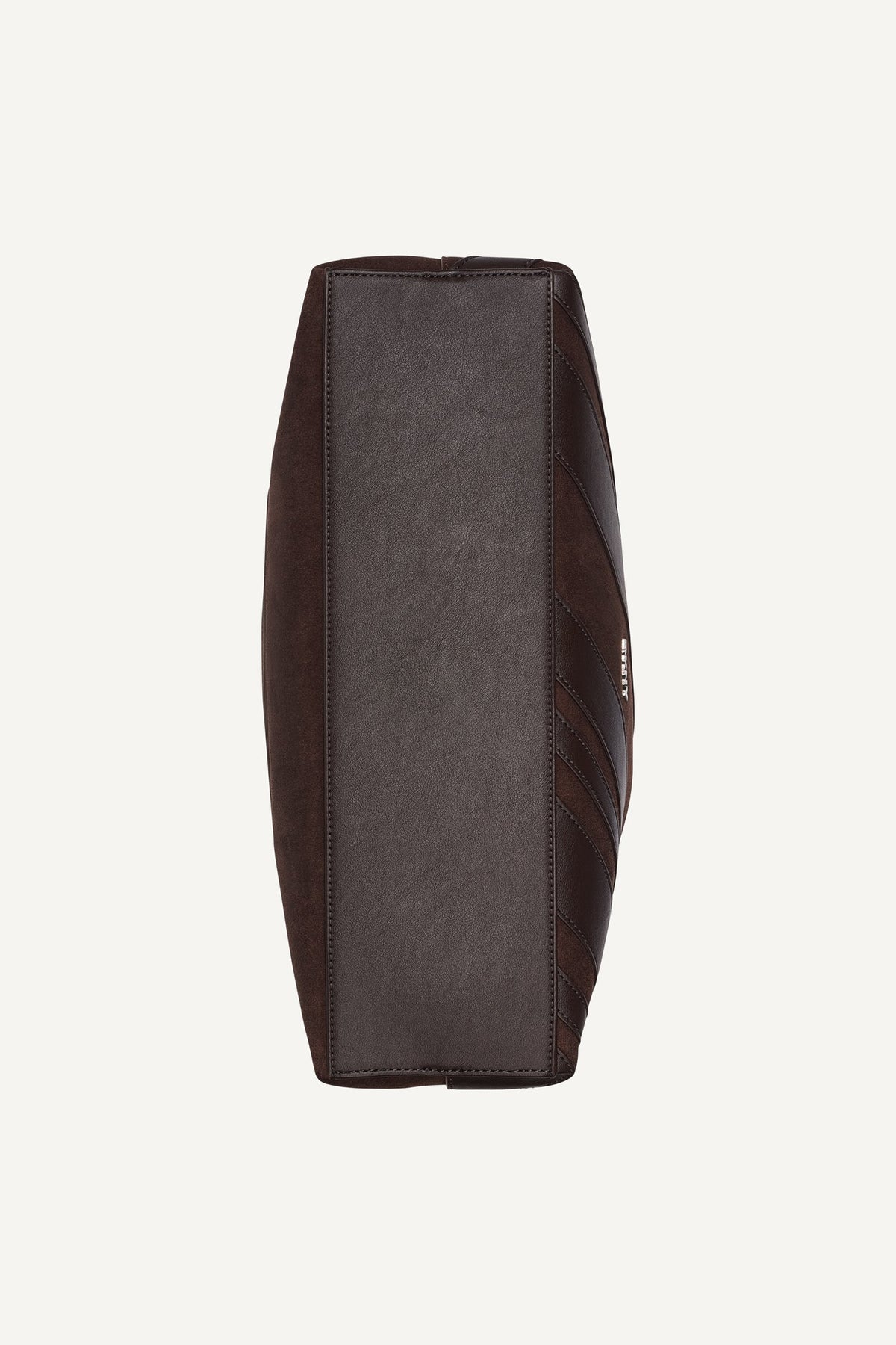 PAULA STRIPE HOBO BAG - Coffee Bean | DKNY