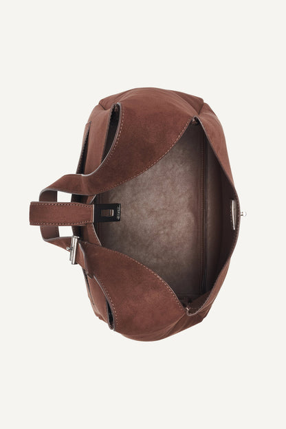 DARIA LARGE HOBO BAG - Chocolate | DKNY