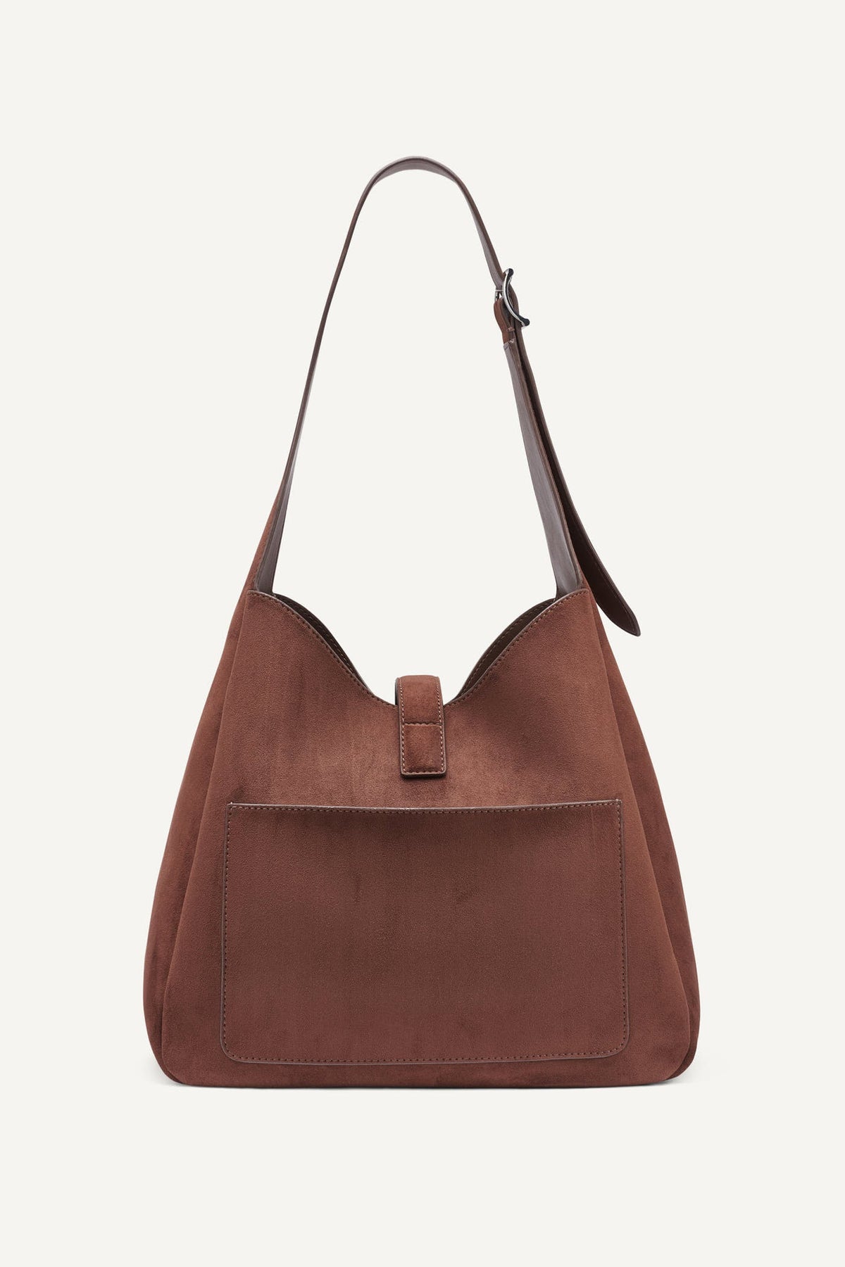 DARIA LARGE HOBO BAG - Chocolate | DKNY