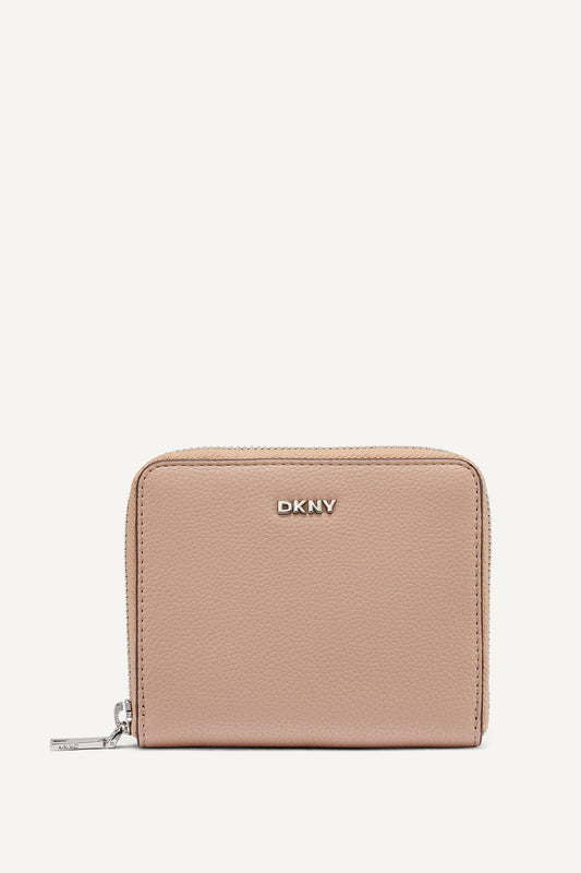 PAULA SMALL ZIP AROUND WALLET - Hot Pink | DKNY