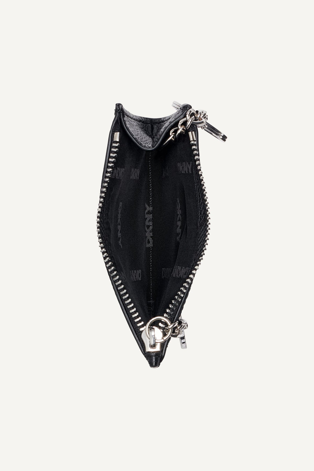 SARAH TOP ZIP CARD HOLDER - Chino/Cappuccino | DKNY