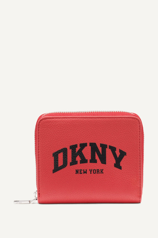 HADLEE SMALL ZIP AROUND WALLET - Pale Blush | DKNY