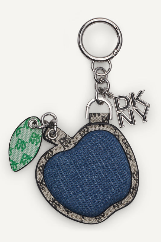 APPLE LOGO CHARM - Denim | DKNY