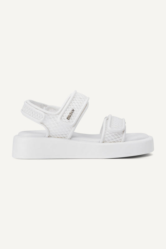 OWYN MESH SLINGBACK SANDAL - White | DKNY