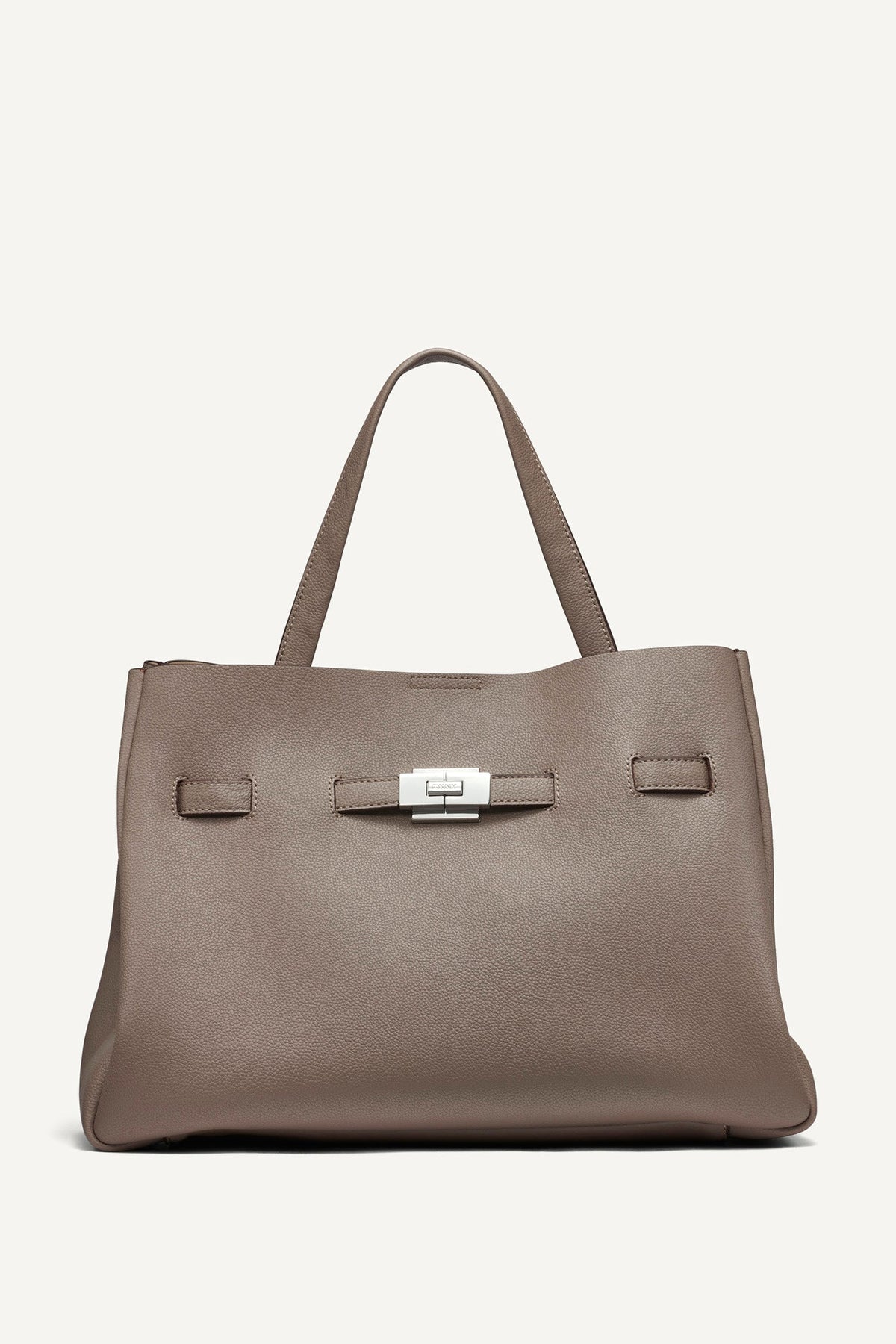 BRYAR LARGE SATCHEL - Silver | DKNY