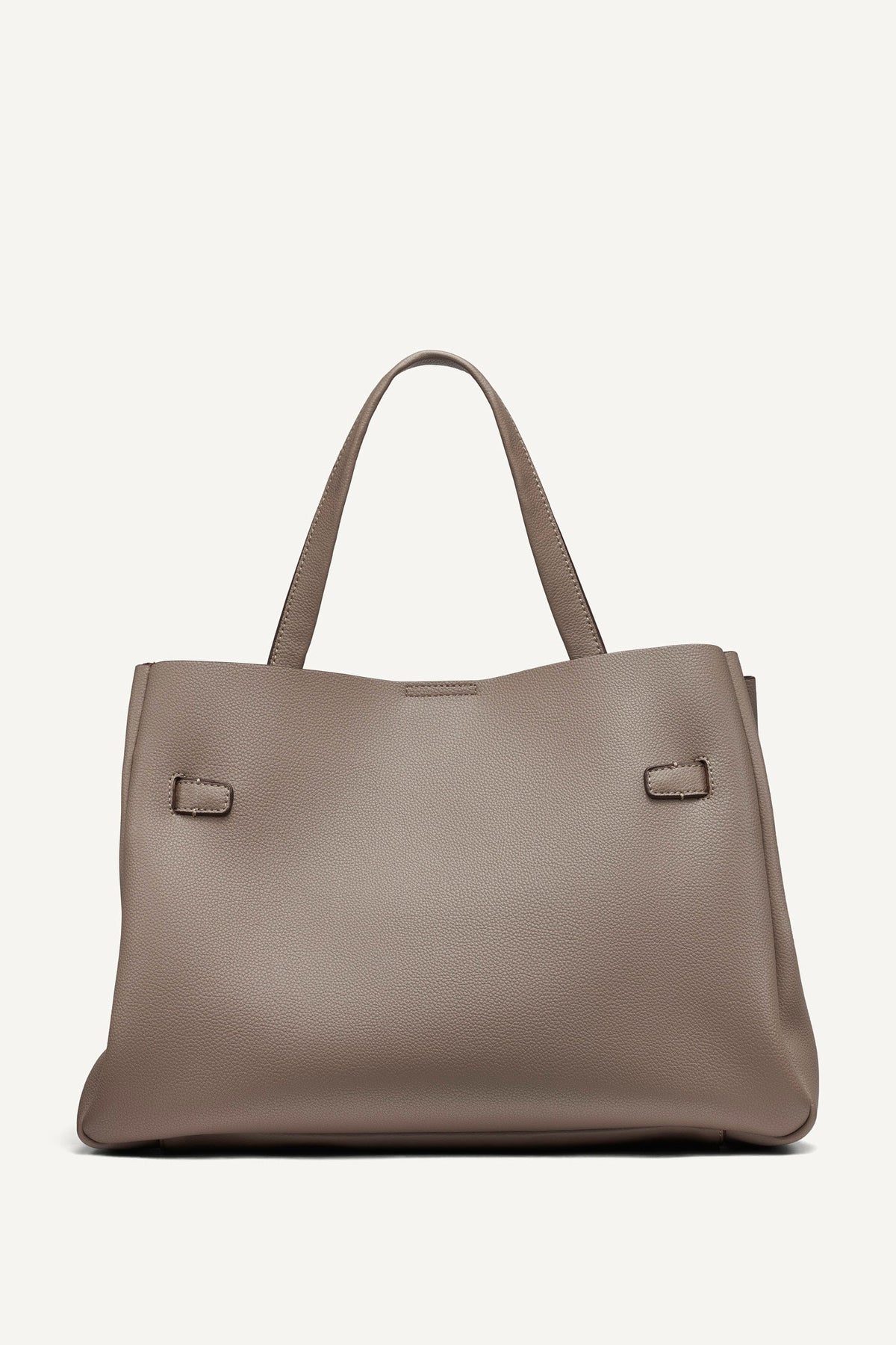 BRYAR LARGE SATCHEL - Silver | DKNY
