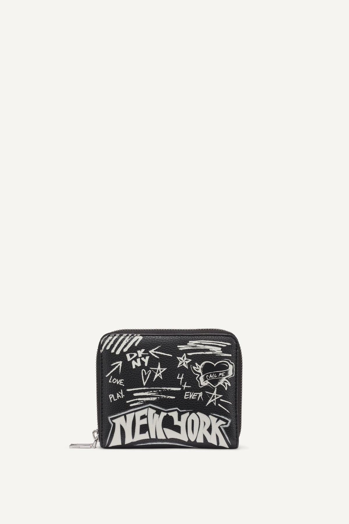 BRYAR SMALL ZIP AROUND WALLET - Marshmallow | DKNY