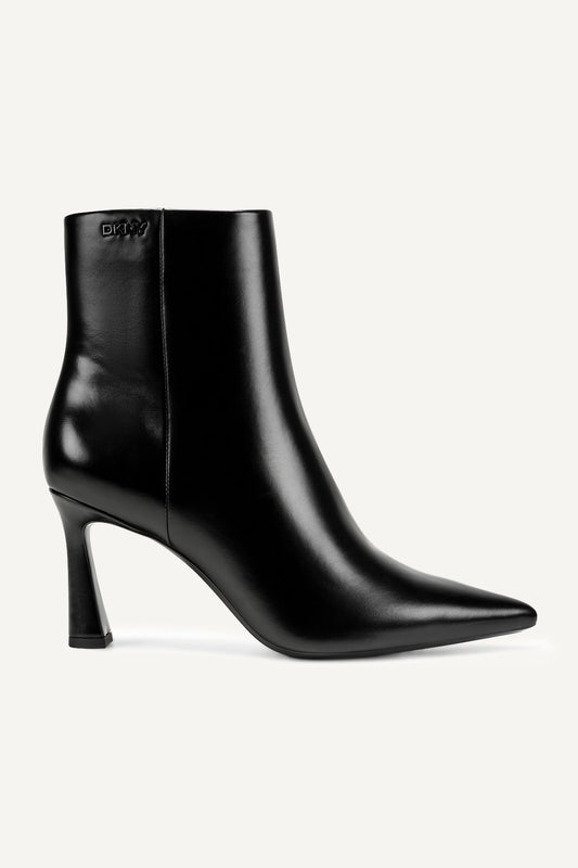CARYANN HEELED BOOTIE - Black | DKNY