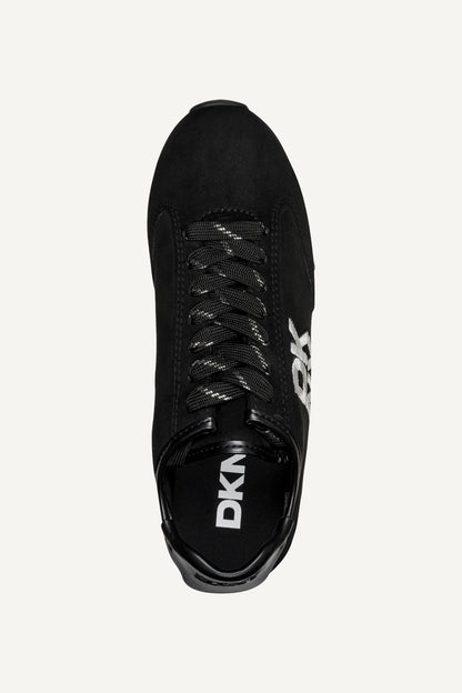 AVAHH LACE UP SNEAKER - Black | DKNY