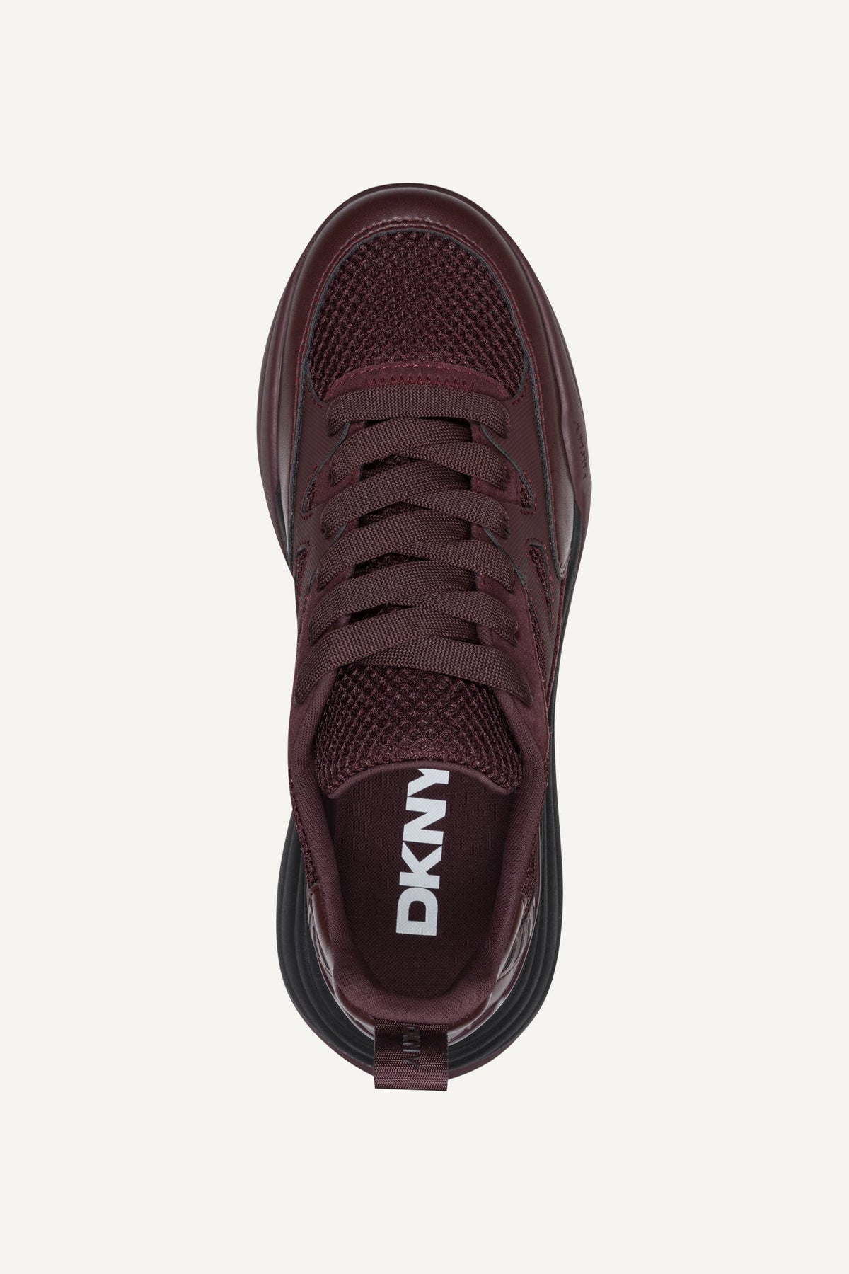 ZANIRA LACE UP SNEAKER - Sangria | DKNY