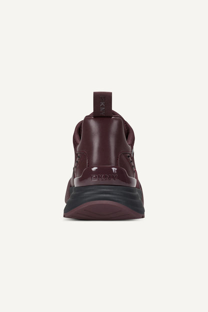 ZANIRA LACE UP SNEAKER - Sangria | DKNY