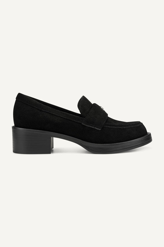 CIVELLI HEELED LOAFER - Brown | DKNY
