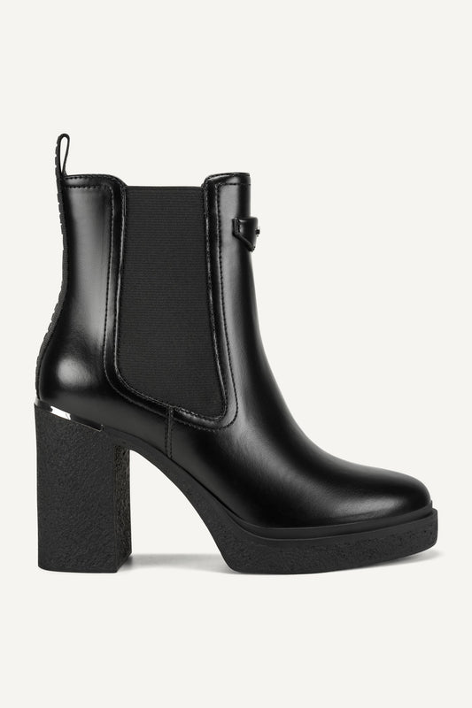 TISDEL PLATFORM BOOTIE - Black | DKNY