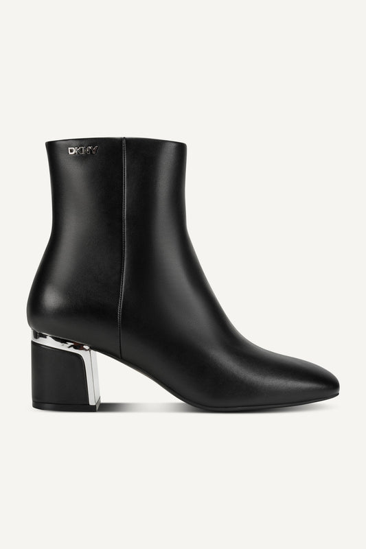 CELISHA HEELED BOOTIE - Black | DKNY