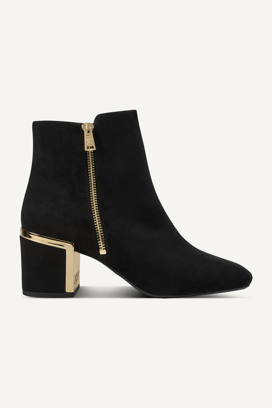 KYLAH BOOTIE WITH ZIPPER - Black | DKNY