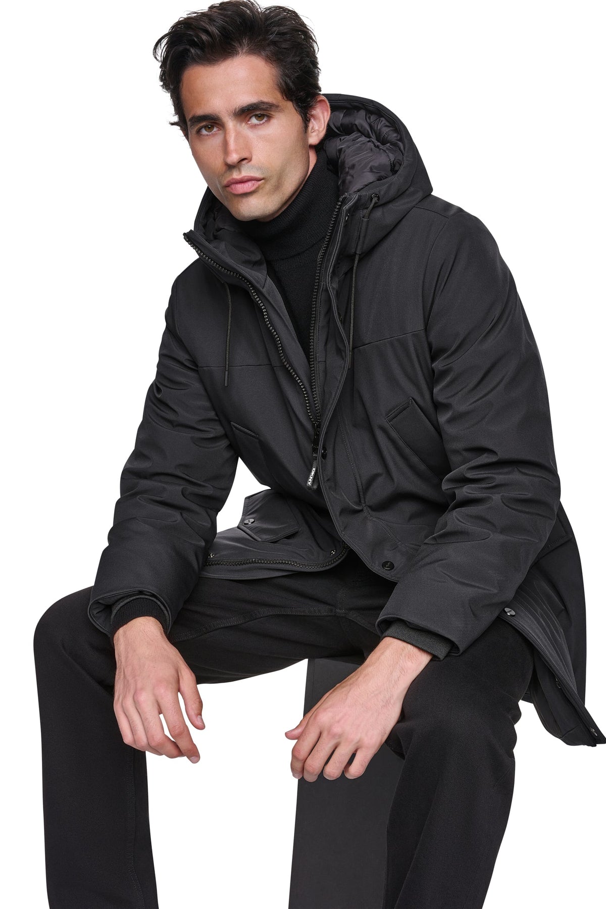 HEAVY WEIGHT URBAN PARKA - Iron | DKNY